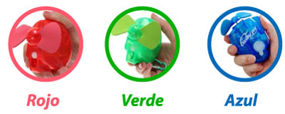 Ventiladores Portatiles de Colores para Promocionales